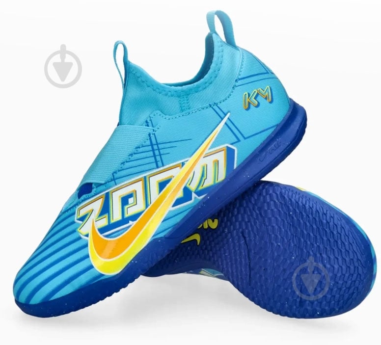 Бутси Nike Mercurial Vapor 15 Academy KM IC Junior DV0738-400 р.34 блакитний - фото 1