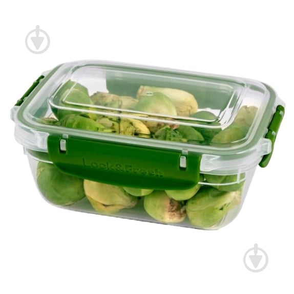 Контейнер харчовий Dunya Plastik Master 800 мл 30812-DN-green - фото 1