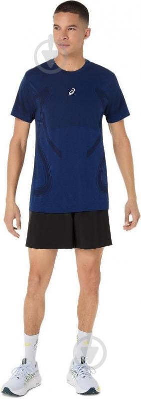 Футболка Asics ROAD SEAMLESS SS TOP 2011D355-400 р.S синий - фото 6