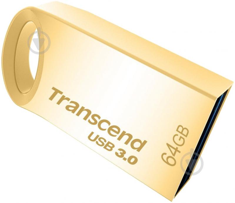 Флеш-пам'ять USB Transcend JetFlash 710 64 ГБ USB 3.0 gold (TS64GJF710G) - фото 1