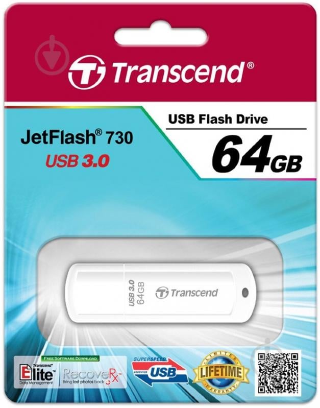 Флеш-память USB Transcend JetFlash 730 64 ГБ USB 3.0 (TS64GJF730) - фото 3