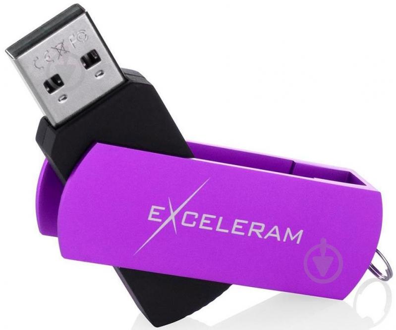 Флеш-память USB Exceleram P2 Series 32 ГБ USB 2.0 violet (EXP2U2GPB32) - фото 3