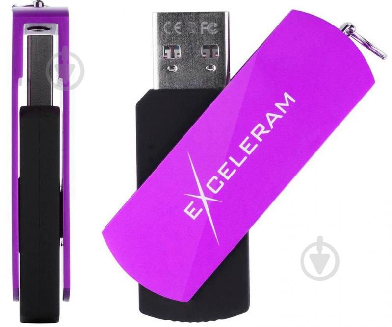 Флеш-память USB Exceleram P2 Series 32 ГБ USB 2.0 violet (EXP2U2GPB32) - фото 4