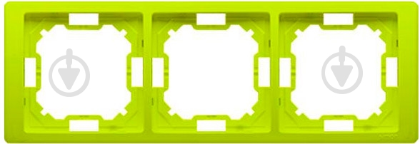 Рамка Basic тройная Neos Simon 20 IP фисташковый BMRC3/036 - фото 1