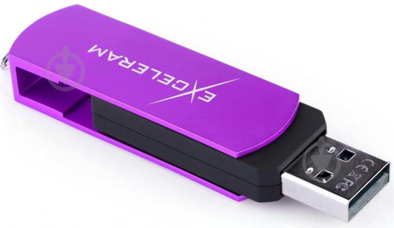 Флеш-пам'ять USB Exceleram P2 Series 16 ГБ USB 3.1 violet (EXP2U3GPB16) - фото 5