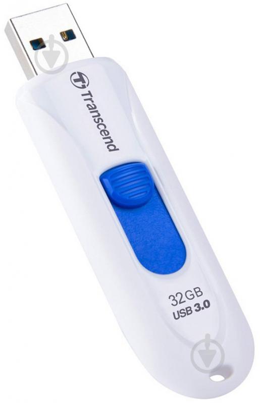 Флеш-пам'ять USB Transcend JetFlash 790 32 ГБ USB 3.0 white (TS32GJF790W) - фото 3