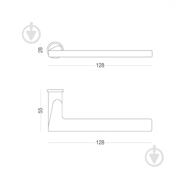 Ручка на розетке MVM M-2103 черный - фото 3