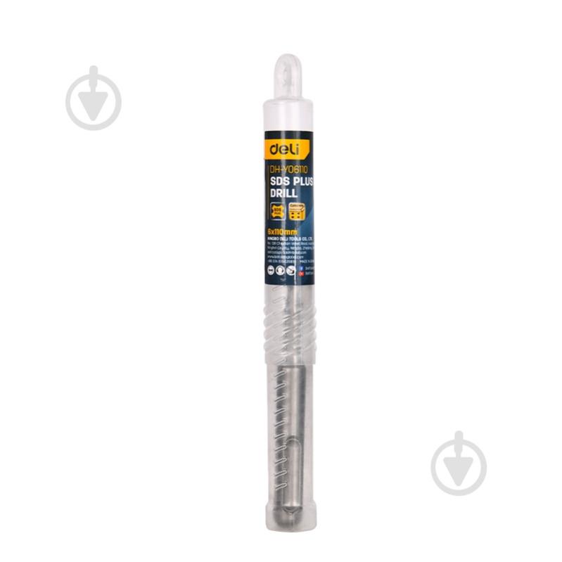Бур Deli SDS-plus 6x110 мм EDH-Y06110 - фото 3