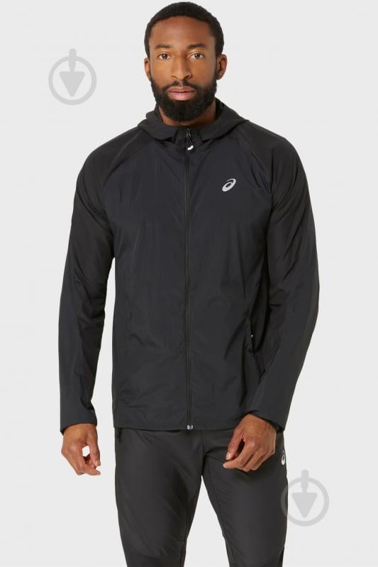 Ветровка мужская Asics ROAD PACKABLE JACKET 2011D084-001 р.S черная - фото 1 Ветровка мужская Asics ROAD PACKABLE JACKET 2011D084-001 р.S черная - фото 1