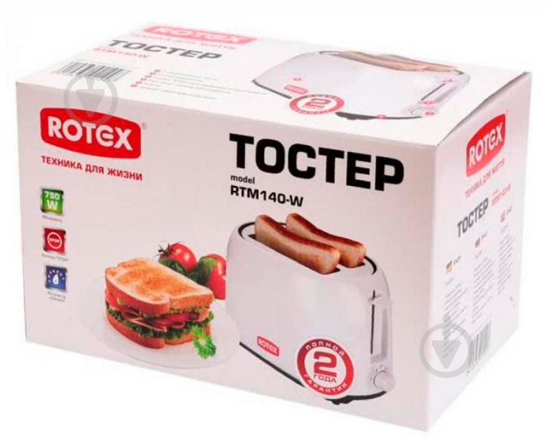 Тостер Rotex RTM140-W - фото 3