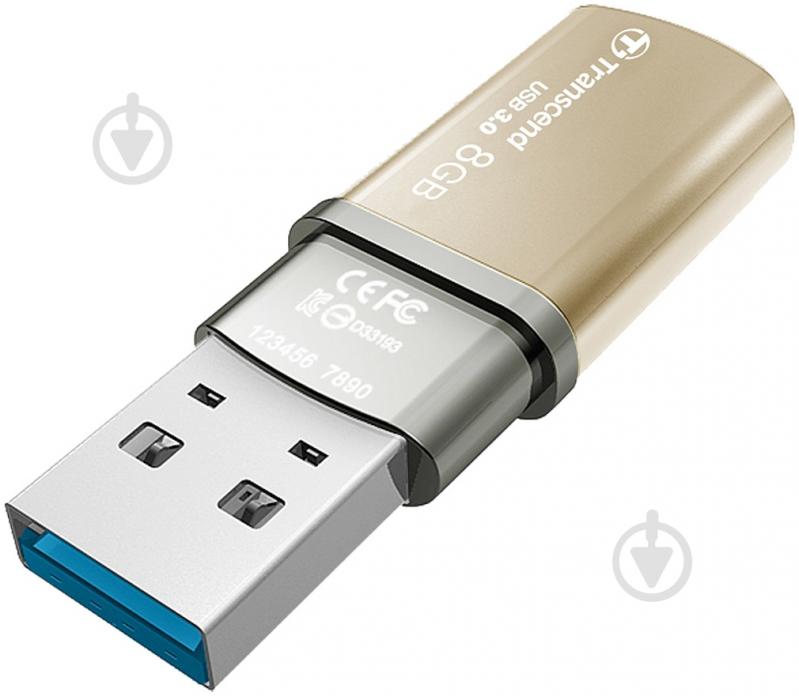 Флеш-пам'ять USB Transcend JetFlash 820 8 ГБ USB 3.0 (TS8GJF820G) - фото 3