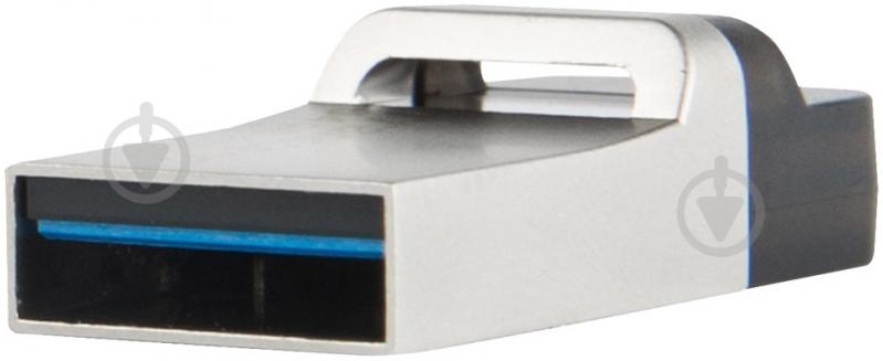 Флеш-пам'ять USB Transcend JetFlash 880 32 ГБ USB 3.0microUSB (OTG) silver (TS32GJF880S) - фото 1