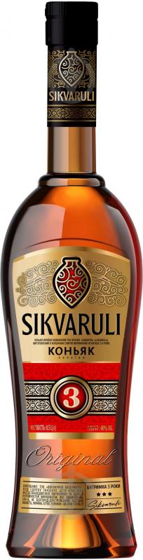 Бренди Sikvaruli Коньяк Sikvaruli 5 років 40 % 0,5 л - фото 2