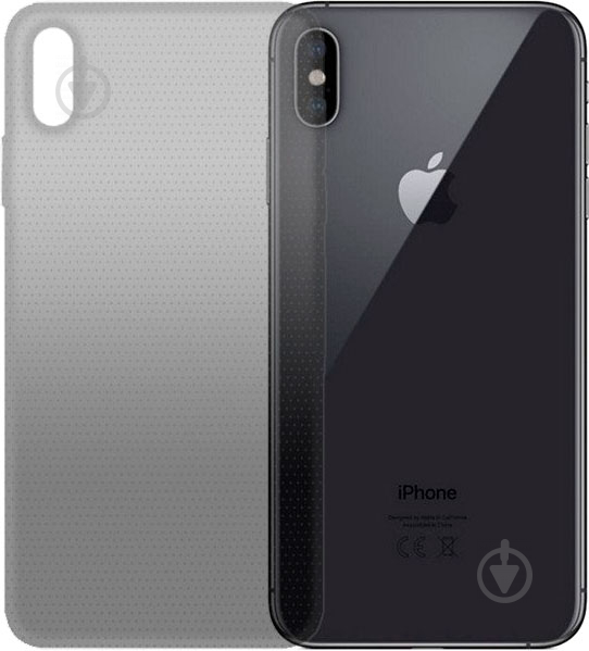 Чехол GlobalCase Dark TPU Extra Slim для Apple iPhone XS - фото 1