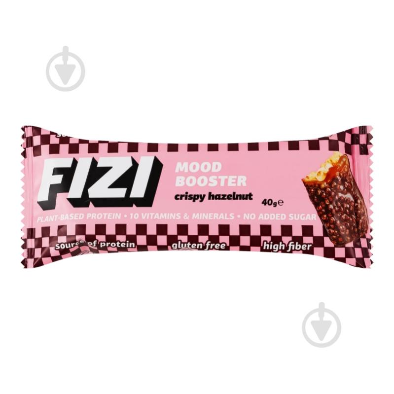 Батончик Fizi витаминный Crispy Hazelnut - фото 1