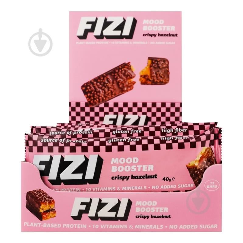 Батончик Fizi витаминный Crispy Hazelnut - фото 11