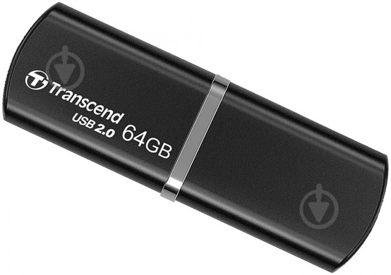 Флеш-пам'ять USB Transcend JetFlash 320 64 ГБ USB 2.0 (TS64GJF320K) - фото 1