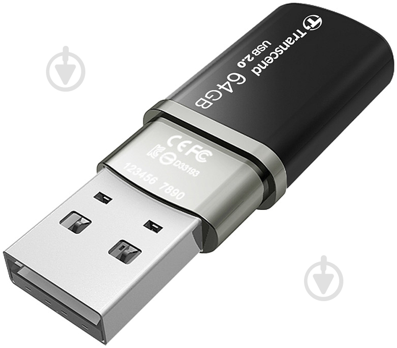 Флеш-пам'ять USB Transcend JetFlash 320 64 ГБ USB 2.0 (TS64GJF320K) - фото 2