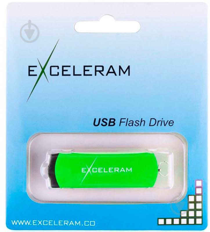 Флеш-пам'ять USB Exceleram P2 Series 16 ГБ USB 2.0 green (EXP2U2GRB16) - фото 8