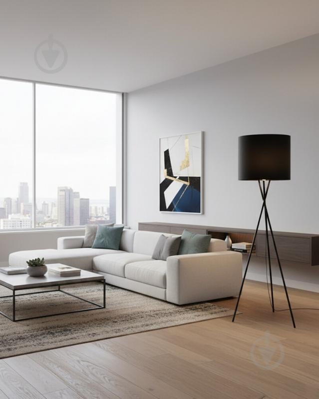 Торшер Goldlux 20 Вт E27 черный 325815 - фото 3