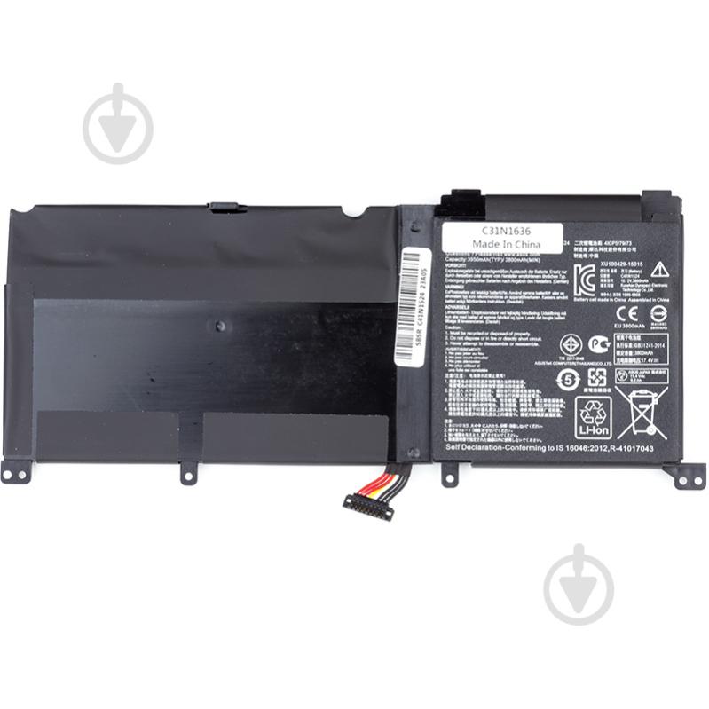 Акумулятор для ноутбука Asus NB431472 15,2 V 3950 mAh для Asus ROG G501VW (C41N1524) (original) - фото 1