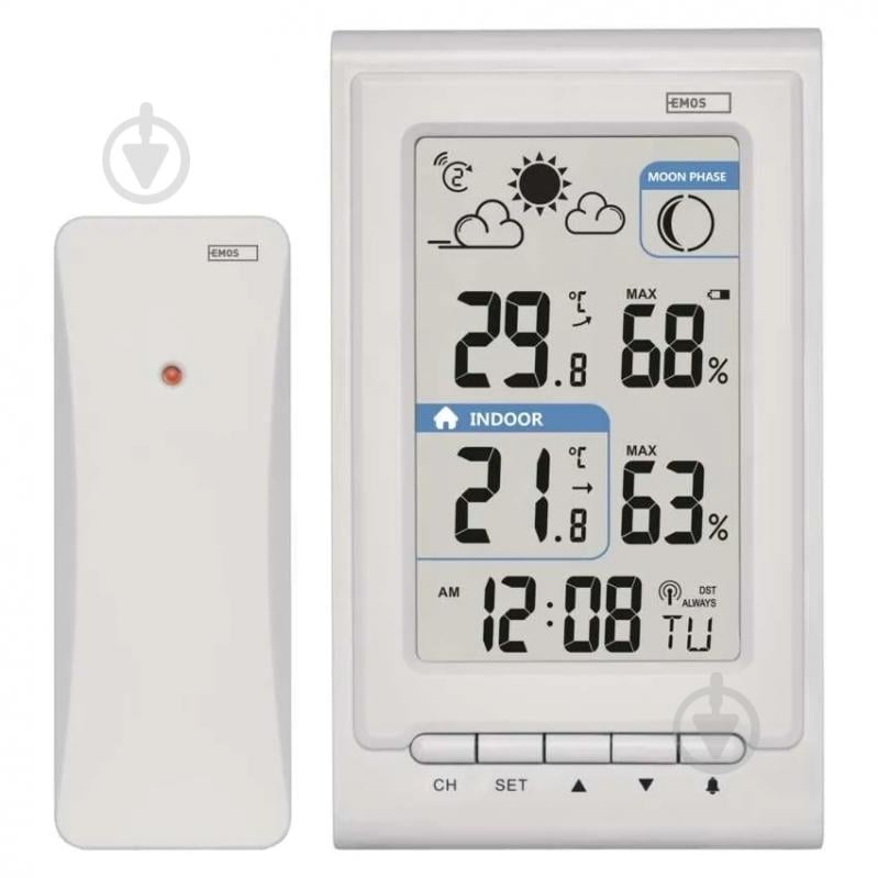 Метеостанция Emos беспроводная цифровая E0352 - фото 6