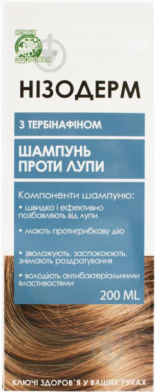 Нізодерм проти лупи з Тербінафіном шампунь 200 мл - фото 2