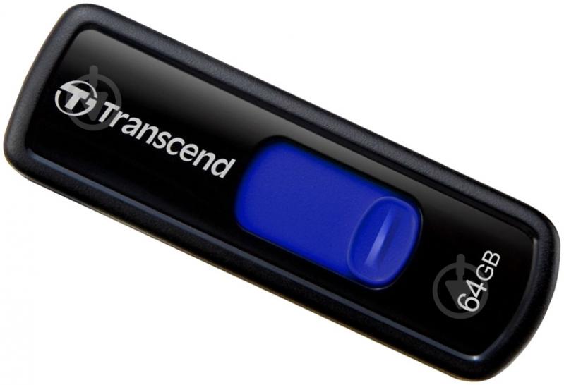 Флеш-память USB Transcend JetFlash 500 64 ГБ USB 2.0 (TS64GJF500) - фото 1
