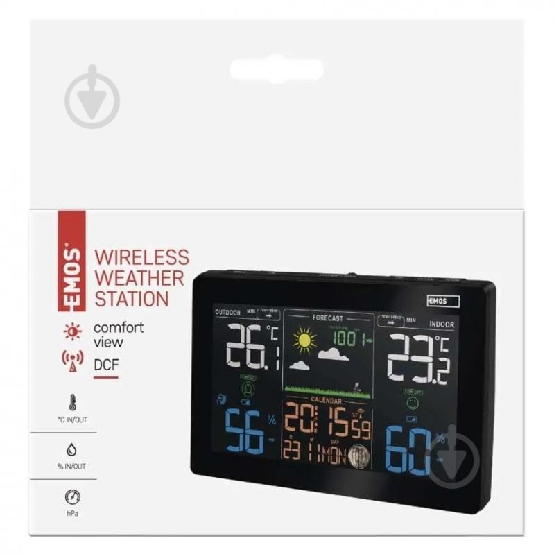 Метеостанція Emos бездротова цифрова E5111 - фото 11 Метеостанція Emos бездротова цифрова E5111 - фото 11