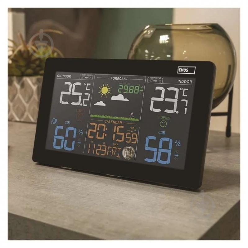 Метеостанція Emos бездротова цифрова E5111 - фото 3 Метеостанція Emos бездротова цифрова E5111 - фото 3