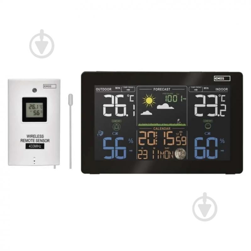 Метеостанція Emos бездротова цифрова E5111 - фото 7 Метеостанція Emos бездротова цифрова E5111 - фото 7