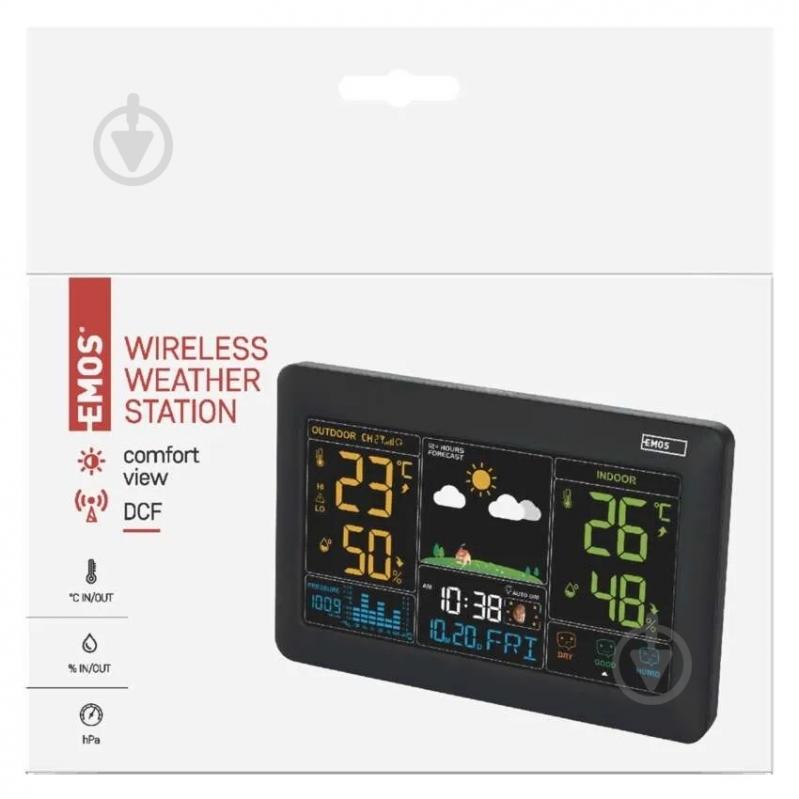 Метеостанція Emos бездротова цифрова E0387 - фото 10 Метеостанція Emos бездротова цифрова E0387 - фото 10