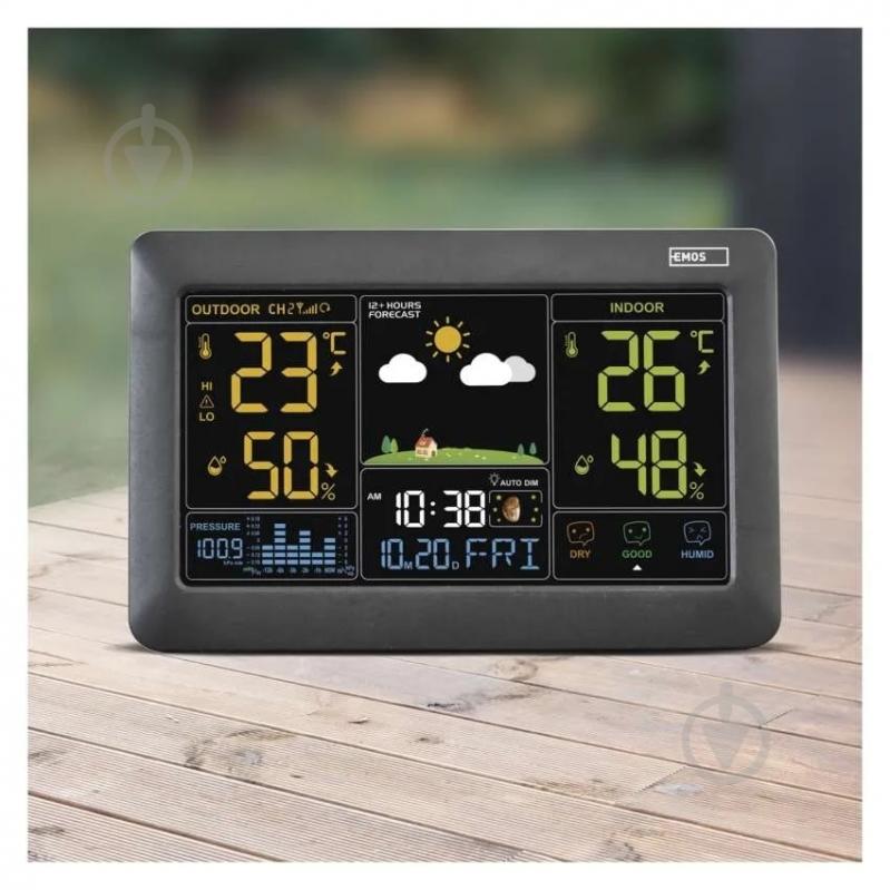 Метеостанція Emos бездротова цифрова E0387 - фото 5 Метеостанція Emos бездротова цифрова E0387 - фото 5