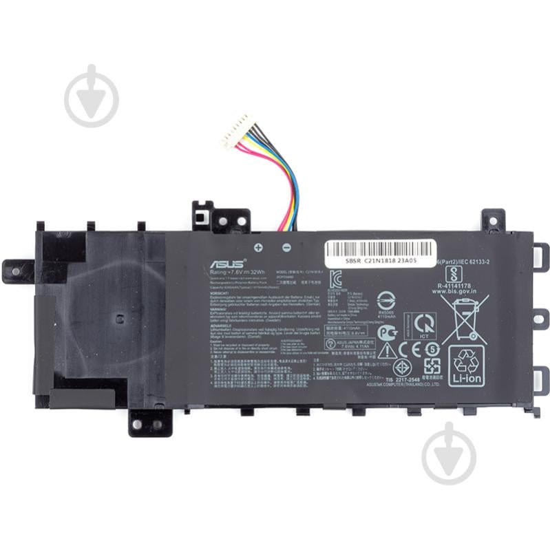 Аккумулятор для ноутбука PowerPlant NB431540 7,6 V 4212 mAh для Asus VivoBook 14 X412FJ (C21N1818) (original) - фото 1