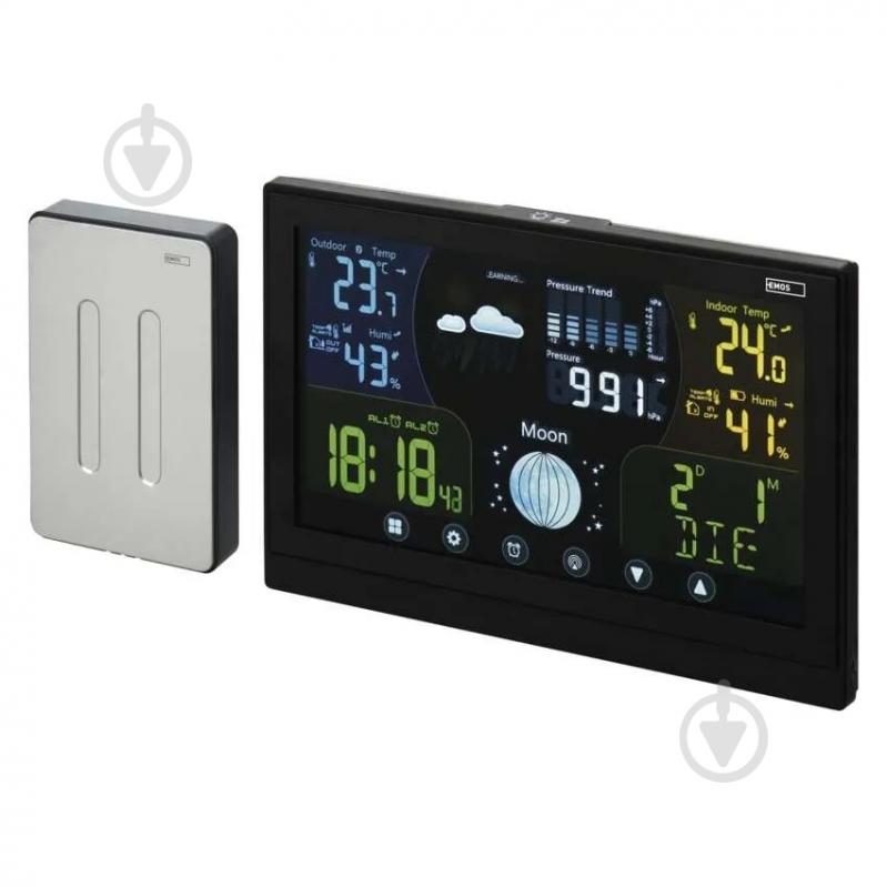 Метеостанция Emos беспроводная цифровая E6018 - фото 1 Метеостанция Emos беспроводная цифровая E6018 - фото 1