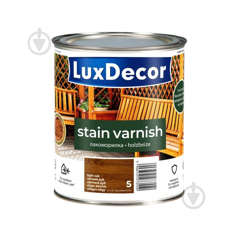 Лакобейц LuxDecor орех глянец 2,2 л - фото 1