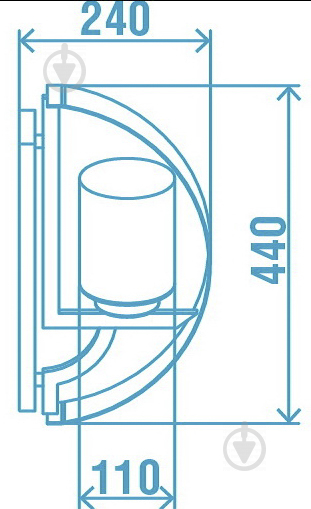 Бра Victoria Lighting 1x40 Вт E27 черный Merida/AP1 - фото 4