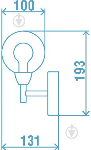 Бра Victoria Lighting LED 1x5 Вт G9 белый Palermo/AP1 - фото 3