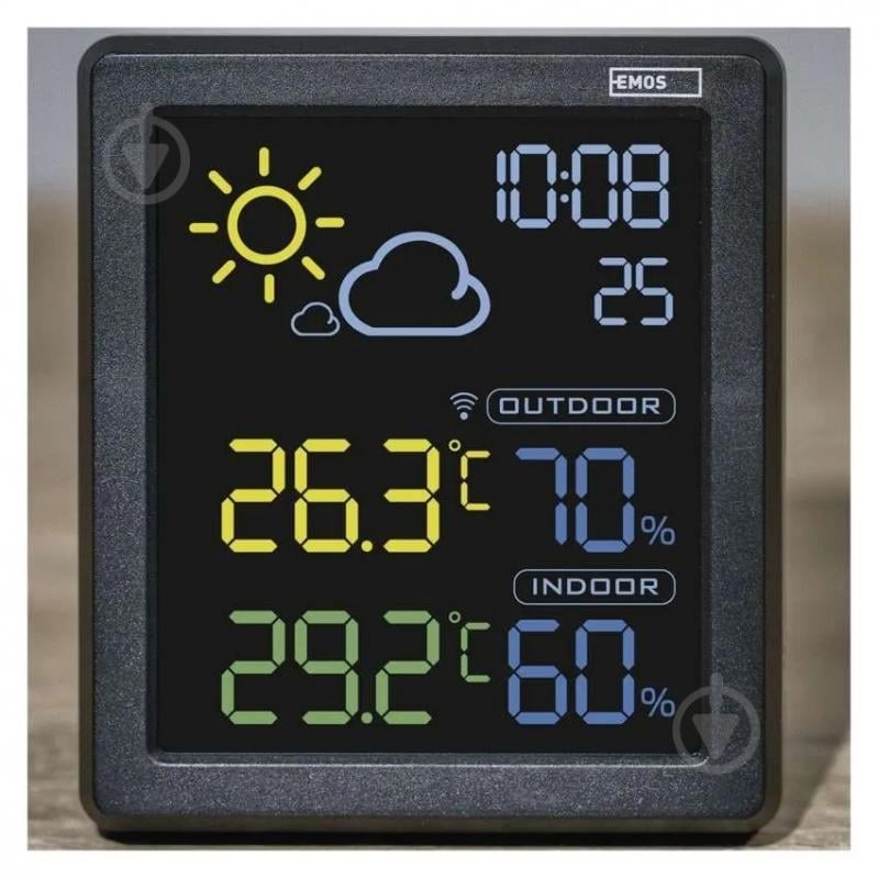 Метеостанція Emos бездротова цифрова E8647 - фото 6 Метеостанція Emos бездротова цифрова E8647 - фото 6