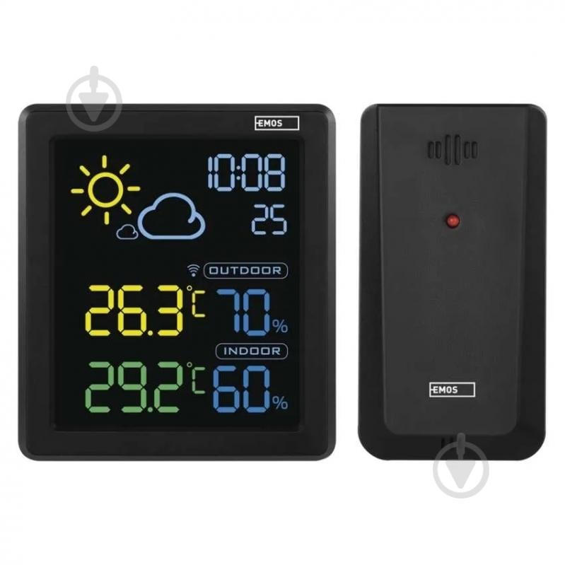 Метеостанція Emos бездротова цифрова E8647 - фото 8 Метеостанція Emos бездротова цифрова E8647 - фото 8