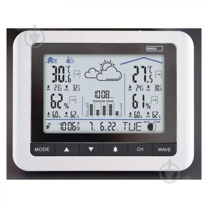 Метеостанция Emos беспроводная цифровая E0316 - фото 6 Метеостанция Emos беспроводная цифровая E0316 - фото 6