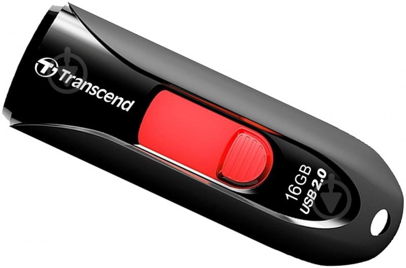 Флеш-память USB Transcend JetFlash 590 16 ГБ USB 2.0 black (TS16GJF590K) - фото 1