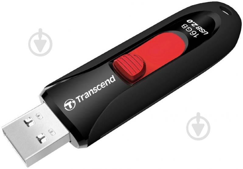 Флеш-память USB Transcend JetFlash 590 16 ГБ USB 2.0 black (TS16GJF590K) - фото 3