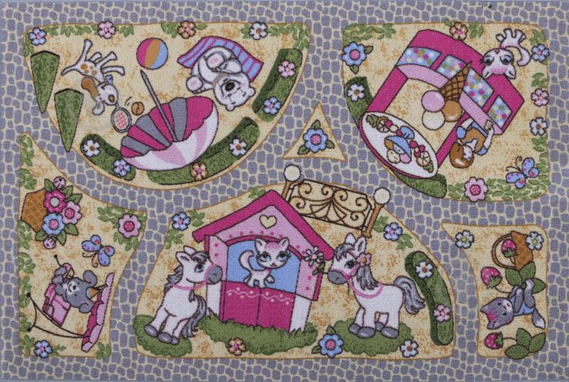 Килим Karat Carpet Happy P 001 1x1,5 м - фото 1