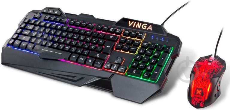 Комплект Vinga KBSG558 black - фото 2