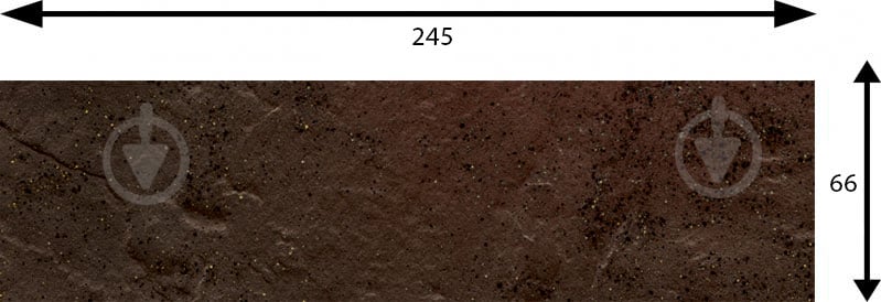 Клинкерная плитка Ceramika Paradyz Asti brown elewacja 24,5x6,6 - фото 5