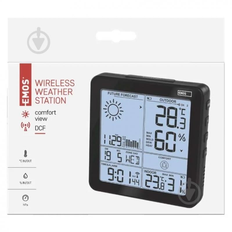 Метеостанция Emos беспроводная цифровая E5080 - фото 11 Метеостанция Emos беспроводная цифровая E5080 - фото 11