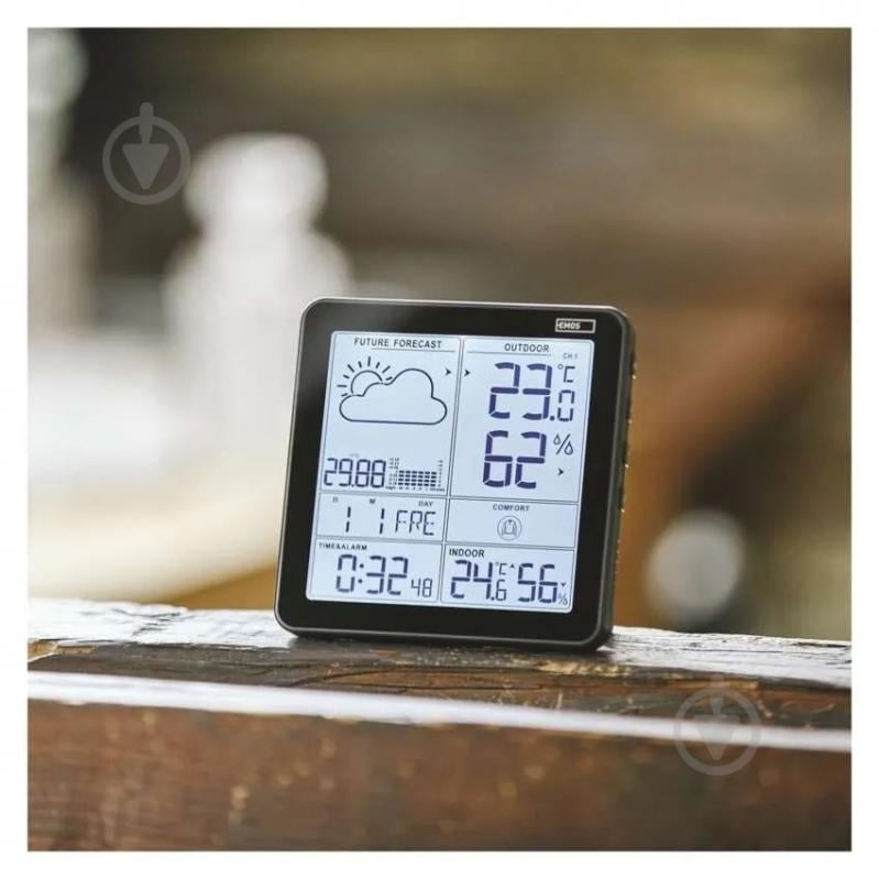 Метеостанция Emos беспроводная цифровая E5080 - фото 4 Метеостанция Emos беспроводная цифровая E5080 - фото 4