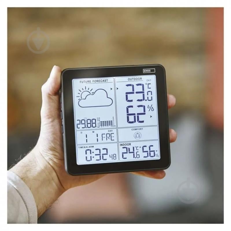 Метеостанция Emos беспроводная цифровая E5080 - фото 5 Метеостанция Emos беспроводная цифровая E5080 - фото 5