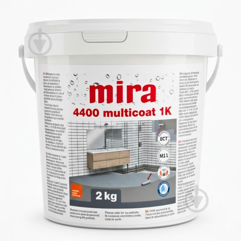 Мастика гидроизоляционная Mira Multicoat 4400 2 кг - фото 1